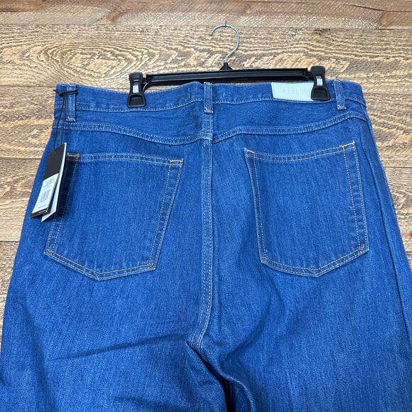 RE/DONE 70's pocket Wide Leg in True Rinse Size 32 NWT RARE color - Picture 8 of 12